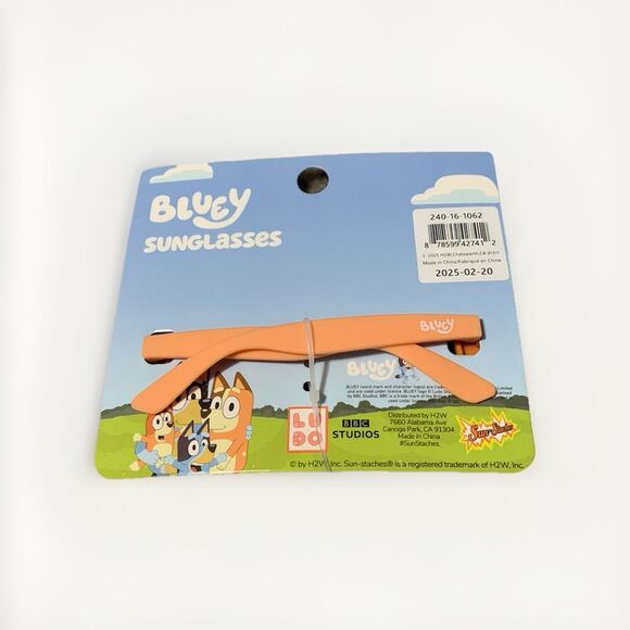 Bluey Bingo Sunglasses Sunnies Costume Cosplay Orange Dog Sister Disney - Picture 2 of 2